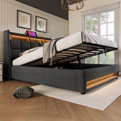 Ottoman bed frame 4ft6 - ottoman,