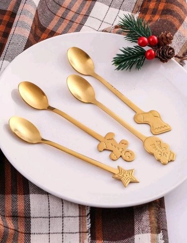 4pcs christmas stainless - 4pcs, steel