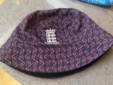 BNWT Castore England Cricket Bucket reversible pattern navy blue/ pink + navy
