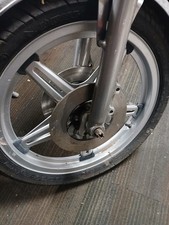 Honda Cx500 Front Wheel & Dunlop & 2 disks speedo drive and axle