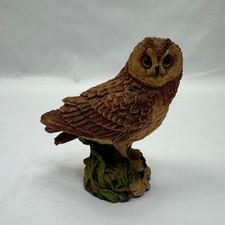 Royal Doulton Owl Figurine Hand-Painted Resin Sculpture - Brown - 163g
