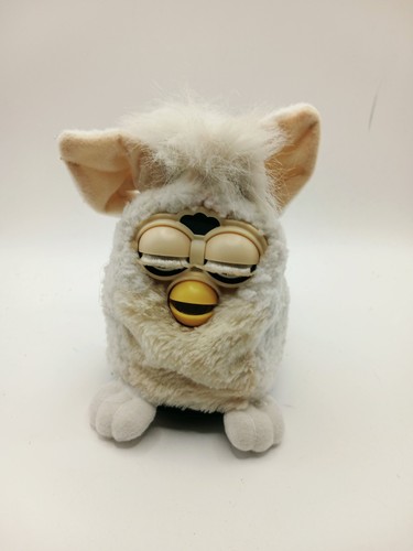 Vintage 1998 white furby - vintage,