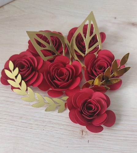 Roses flowers cake toppers - roses,