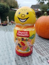 Maynard's Bassett's Jelly Babies Plastic Container..Empty .