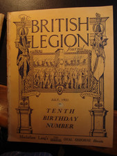 Royal British Legion Journal 1931 British Army Military History Western Front