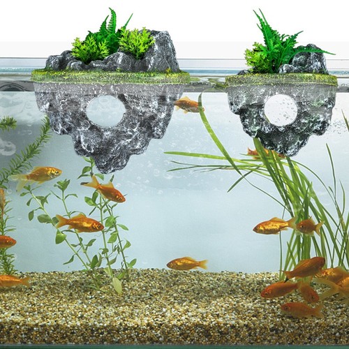 Floating rock suspended - rock,