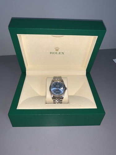 Rolex datejust 36mm blue - rolex,