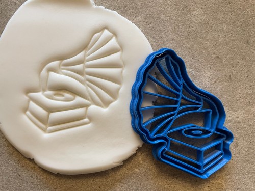 Gramophone cookie cutter