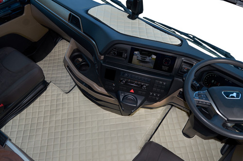 Truck eco leather floor - floor, mats