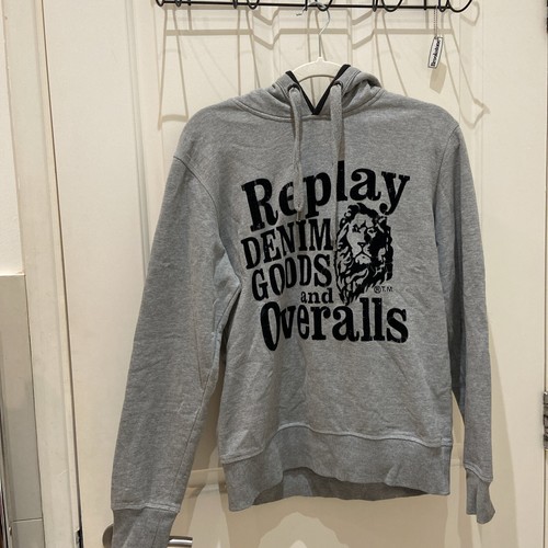 Replay grey hoodie size - hoodie,