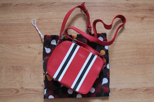 Yoshi small red leather bag