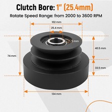 Centrifugal Pulley Clutch