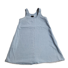 Topshop Blue Denim Pinafore