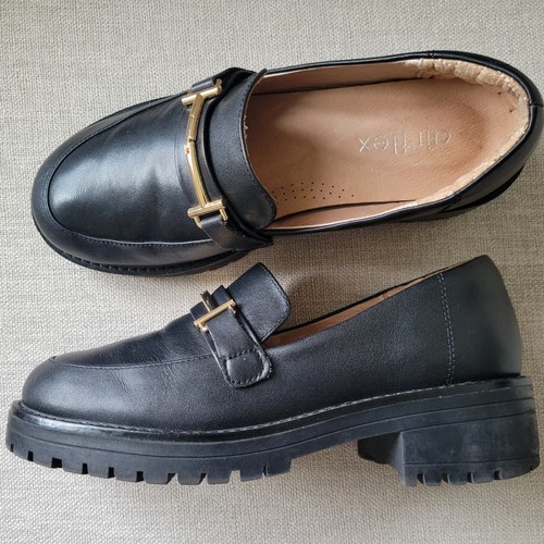 Airflex agatha black leather - black,