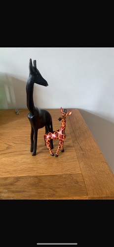 Two giraffe ornaments to - two,