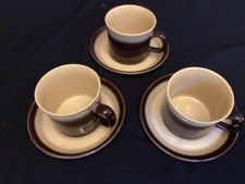 Wedgwood Monterey - 3 x Cups & Saucers - NEW & UNUSED - FREE UK POST