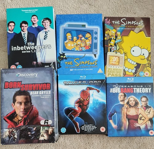 Dvd blu ray box - dvd, set