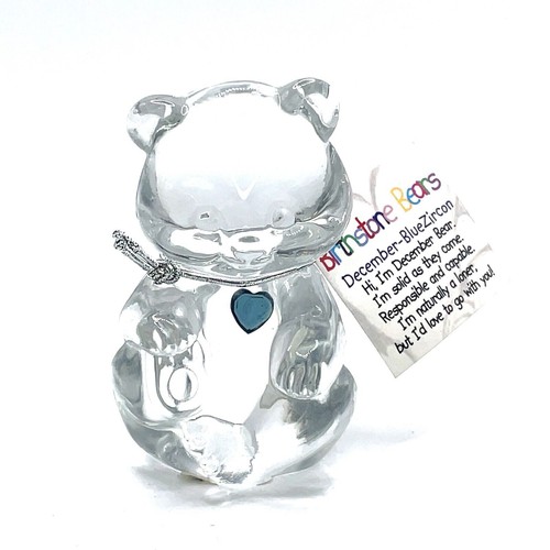 Fenton birthstone glass - 3, 1/4"
