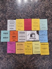 Vintage Collectable Uk 90s Concert Show Event Band Gig Tickets Rock Bands Venues