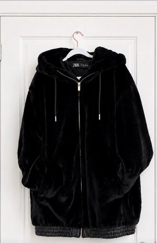Zara black faux - zara, size