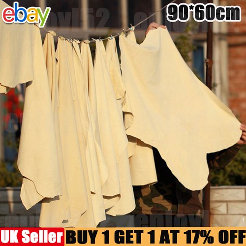Large natural chamois leather - large,