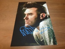 Morrissey signed 12x8 photo - signed,