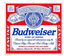 3 x BUDWEISER Beer lager