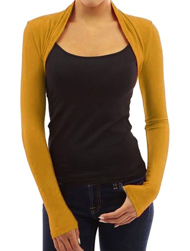 Women long sleeves cropped - long,