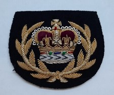 No1 Badge RQMS on Black