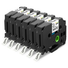 Label Tape TZe-231 TZ-231 12mm Black on White for Brother P-Touch PT-1000 H101C