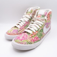 Nike x Liberty Of London Trainers Womens UK 5 Pink Green Blazer Mid Top Swoosh