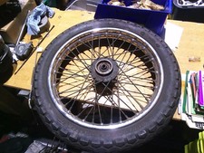 TRIUMPH 650 500 18" REAR WHEEL RIM DUNLOP WM2 T120 6T TR