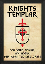 Knights Templar MOTTO Framed