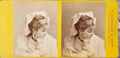 Antique victorian stereoview - antique,