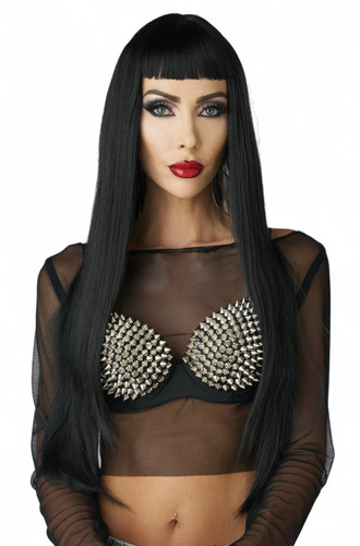 Trad goth straight adult - straight, wig