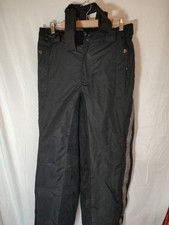 Horze Breeches Trousers Salopettes Horse Riding Black Mucking Out UK 16-18