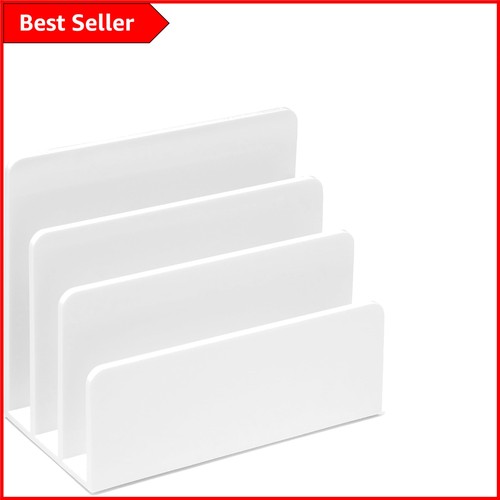 White plastic slot mail - white,
