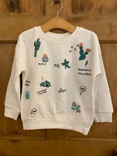 NEXT 5 years cactus SEQUIN LONG SLEEVE JUMPER SWEATER NEW