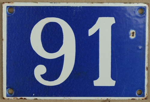 Old blue french house - blue,