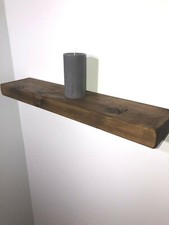 FLOATING SHELF SOLID WOOD  +