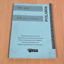 Wega Polaris Original Coffee Machine Instruction User Manual - Multi-Language