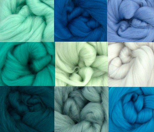 Felting wools for - wools, needle
