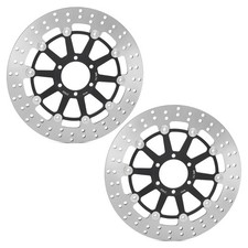 For YAMAHA Pair Front Brake Discs Rotors FZR400 1986-1990 FZR 400 RR 1989-1995