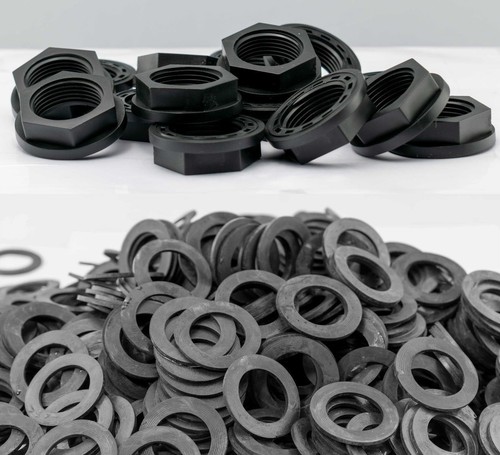 Bsp female back nut - back, sealing