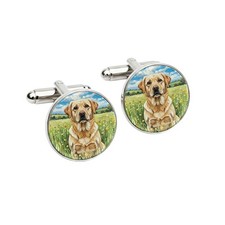 Labrador dog cufflinks - labrador, –