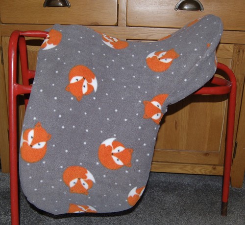 Fleece saddle cover - fleece,