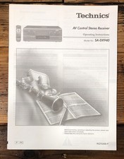 Technics dx940 receiver - sa-dx940,