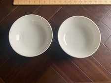 X2 Royal Doulton Gordon Ramsay - Maze - White 7” Cereal Bowls set 2