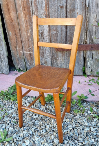 Vintage childs wooden - wooden, chair