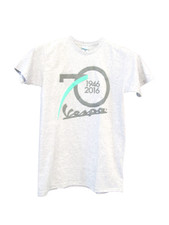 Vespa 70 Year Anniversary Celebration Grey T-Shirt Medium New 606448M0